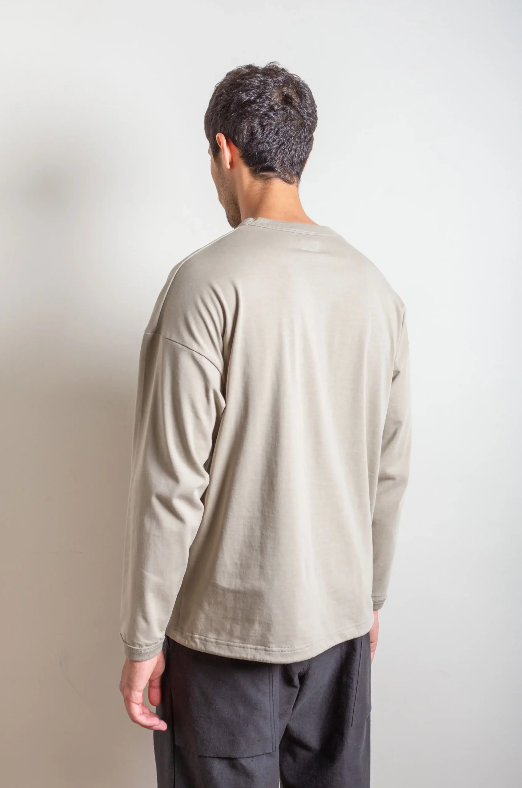 Jackman - Himo L/S T-Shirt - Shadow Khaki