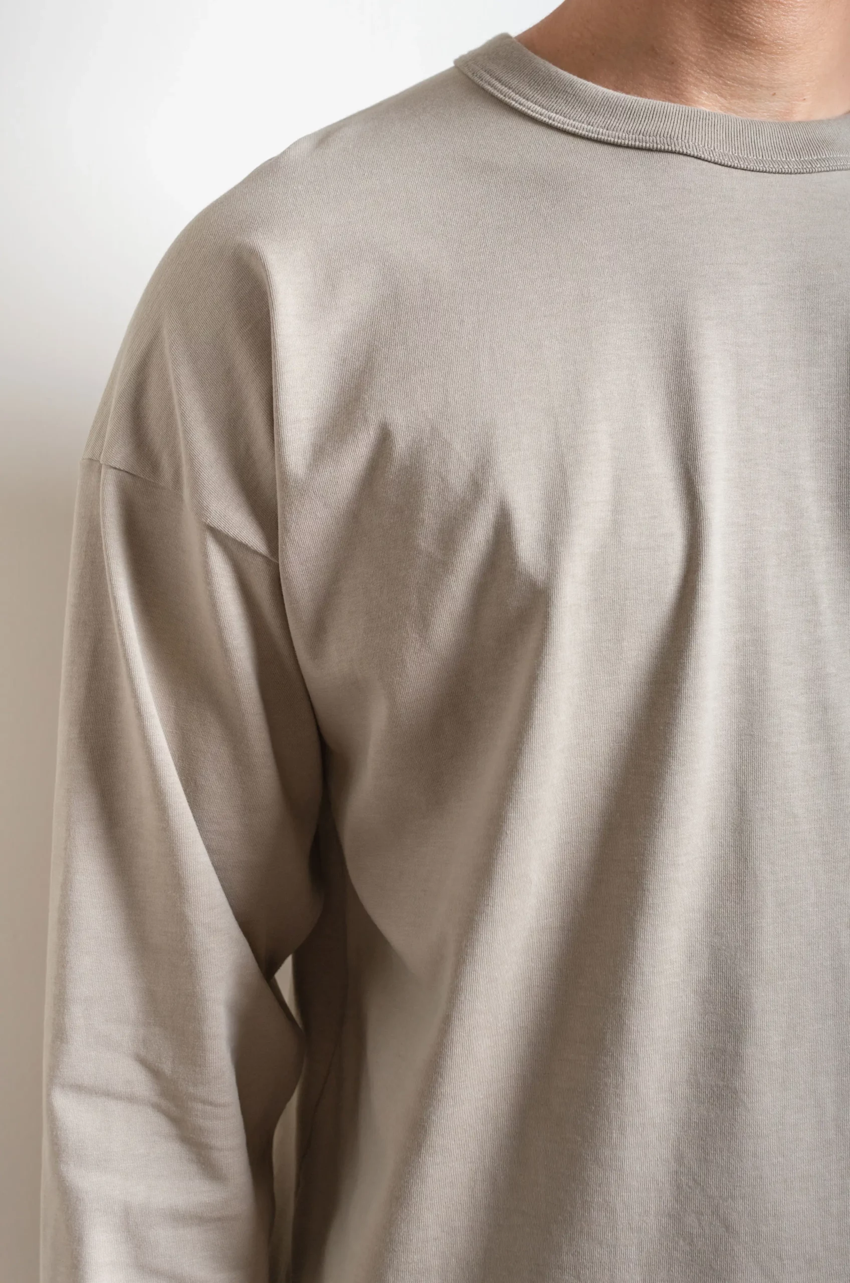 Jackman - Himo L/S T-Shirt - Shadow Khaki