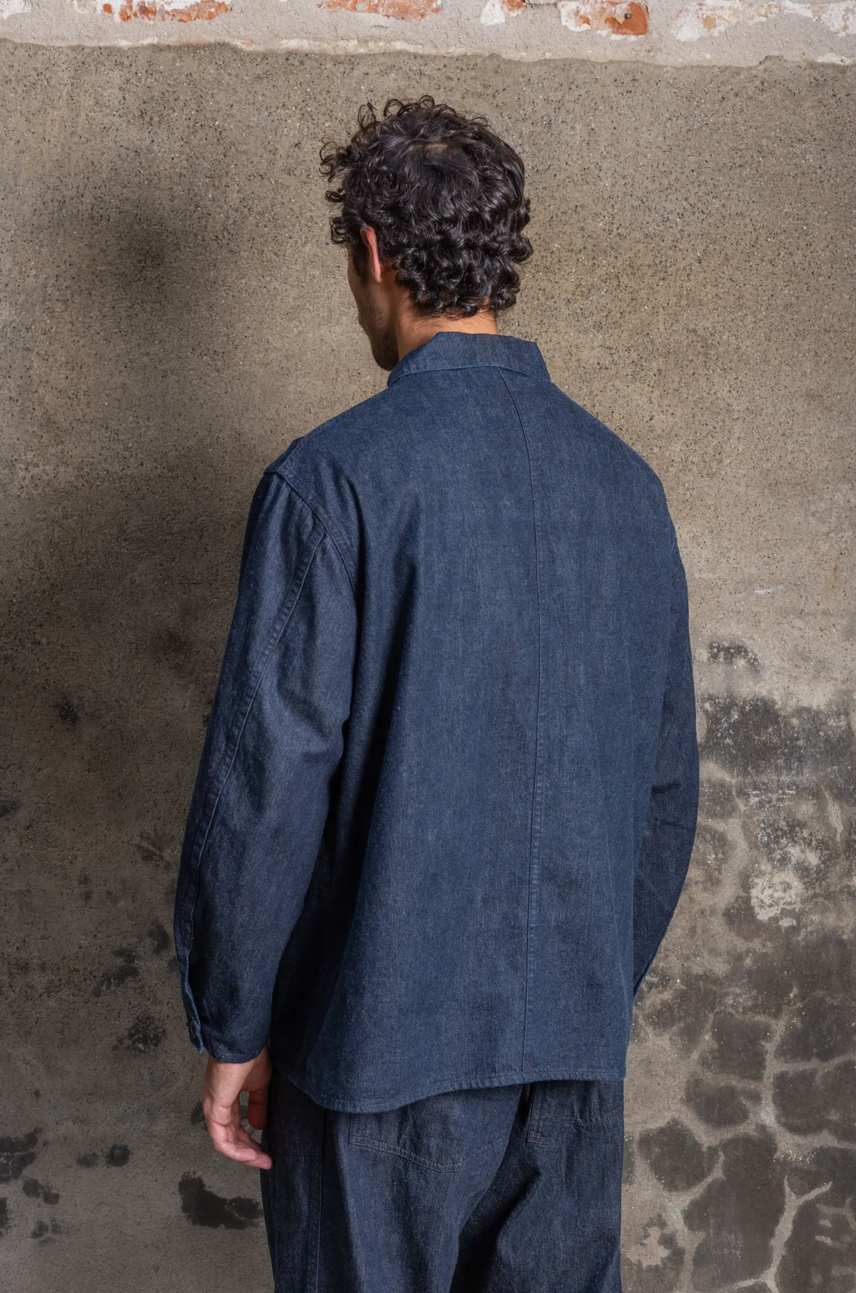 Kaptain Sunshine - Coverall Jacket KS23FJK24 - Indigo Denim