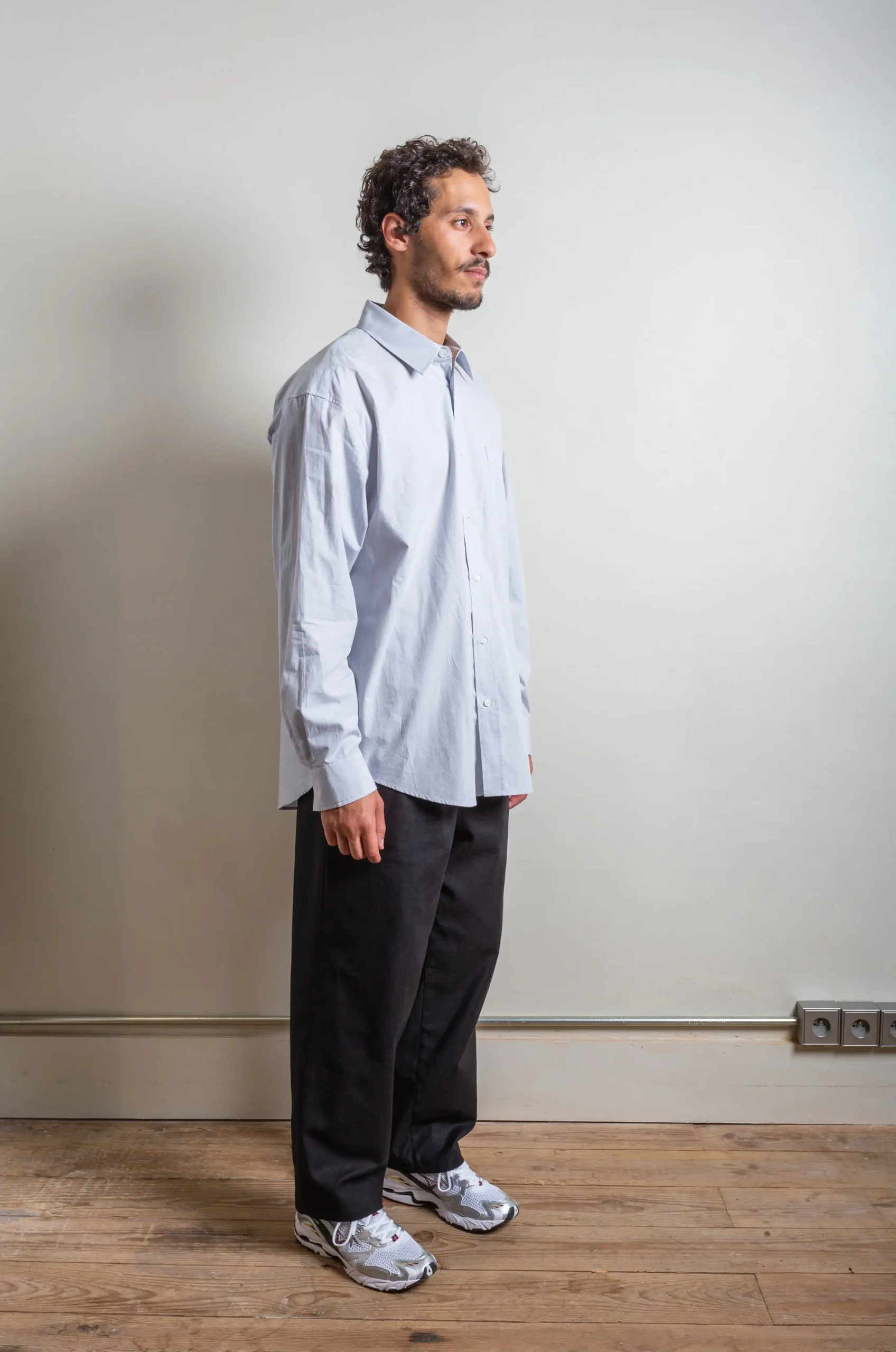 Stein - Oversized Standard Shirt - Off Grey