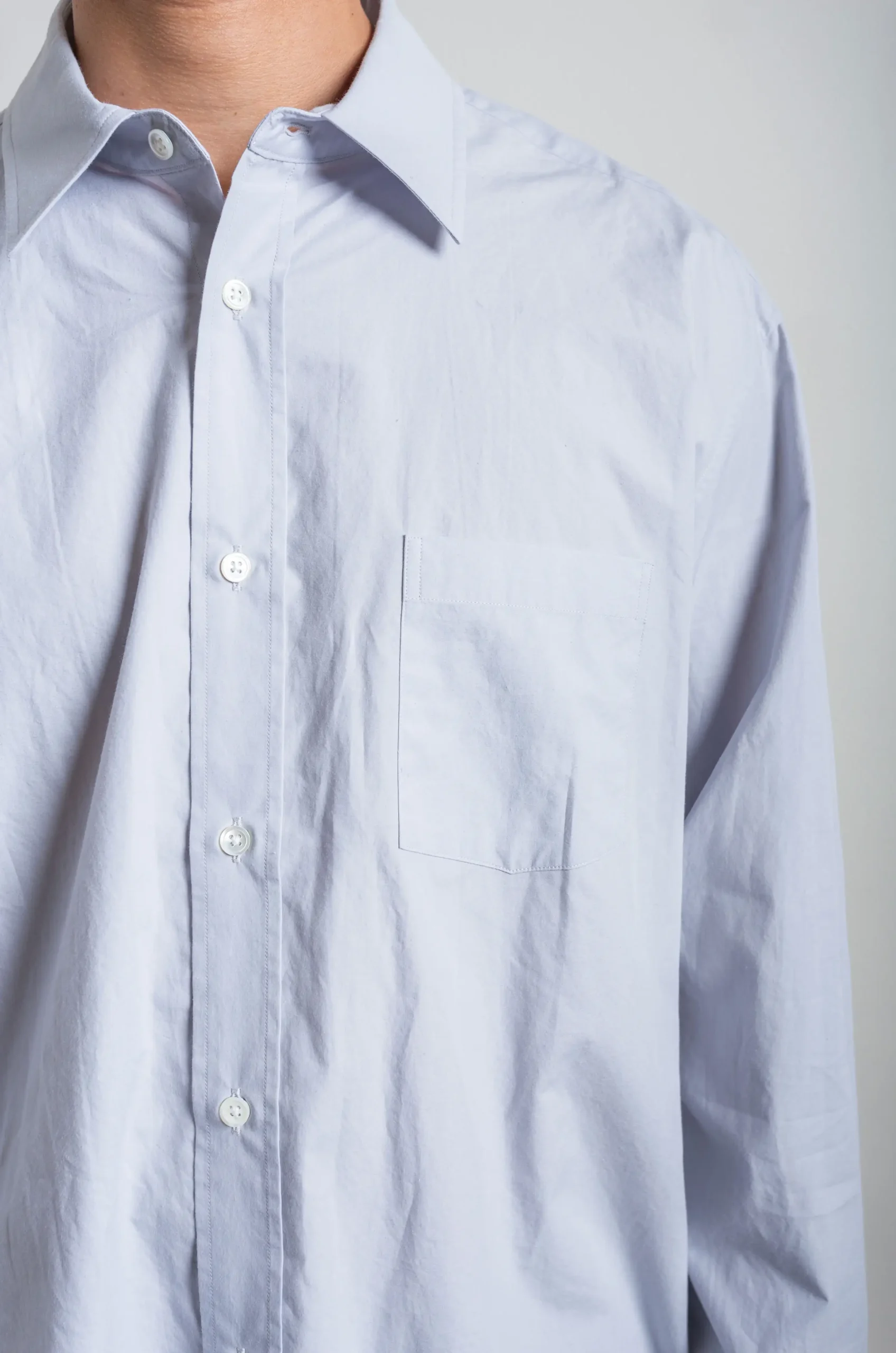 Stein - Oversized Standard Shirt - Off Grey