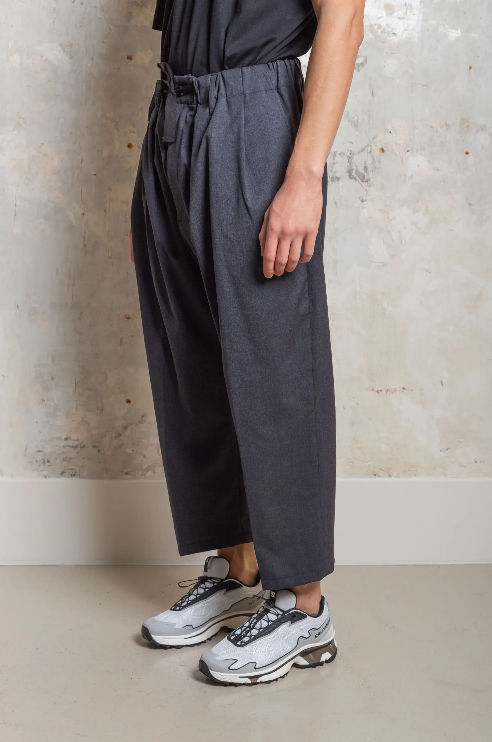 Sillage - Baggy Trousers Twill Anthracite - Rendez-vous Store