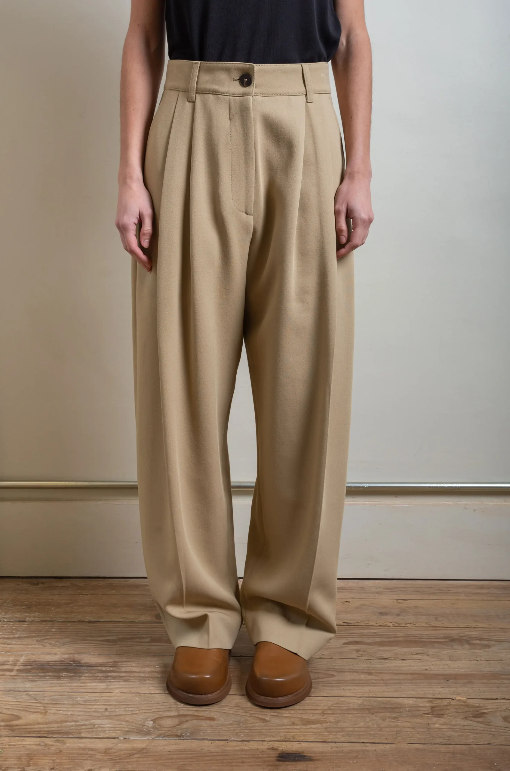 Studio Nicholson Acuna Pant in Nutmeg Curated at Jake and Jones